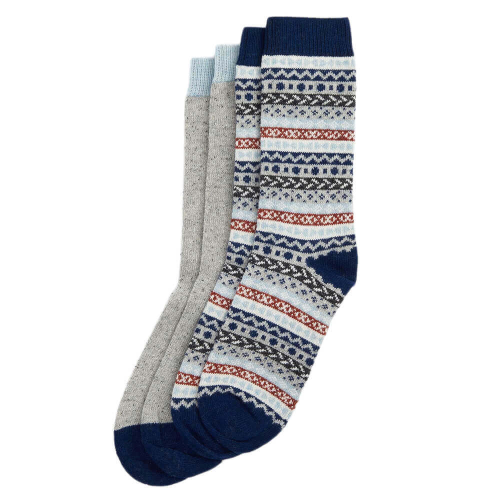 Barbour Fairisle Socks (Set of 2)